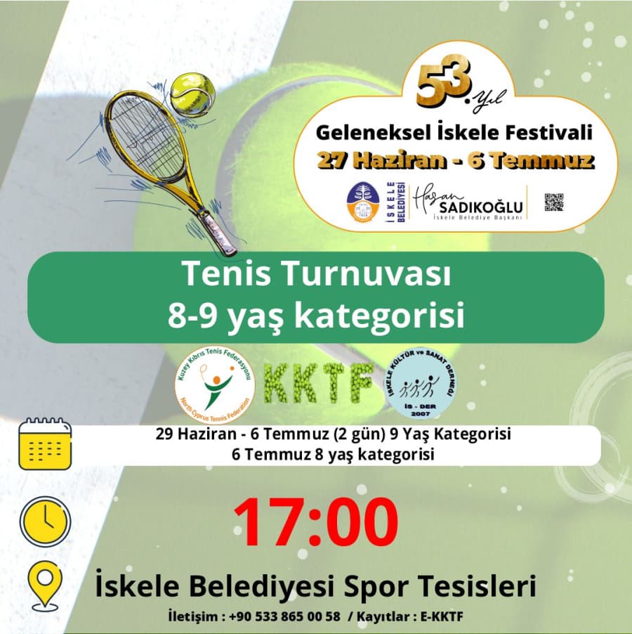 53. Geleneksel İskele Festivali, hepsi birbirinden özel turnuvalarla birlikte başlıyor.