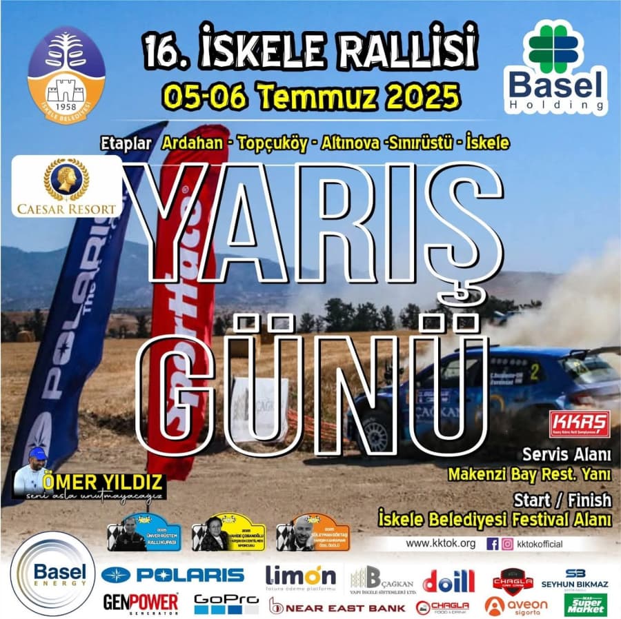 16. İskele Rallisi bugün başlıyor
