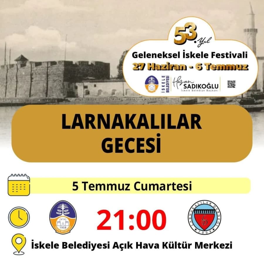 LARNAKALILAR GECESİ BU AKŞAM