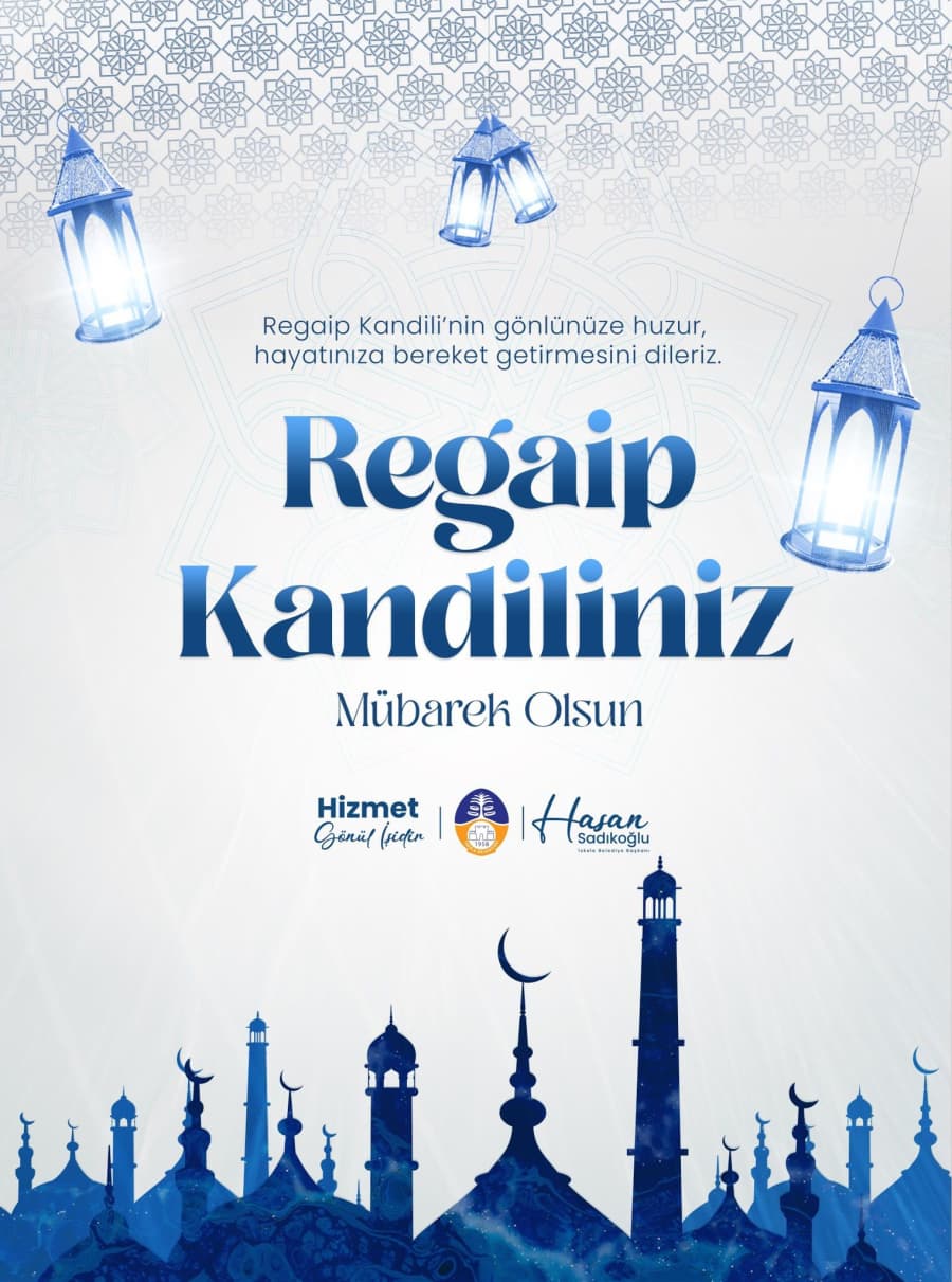 Bu mübarek gecenin; gönüllerimize huzur, hayatımıza sağlık, bereket ve umut getirmesini diliyoruz.