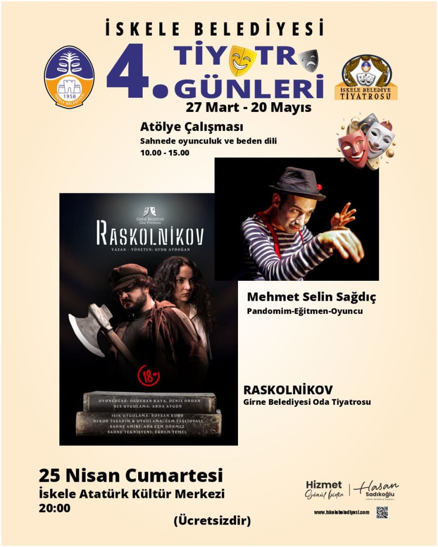 İskele Belediyesi 4. Tiyatro Günleri devam ediyor