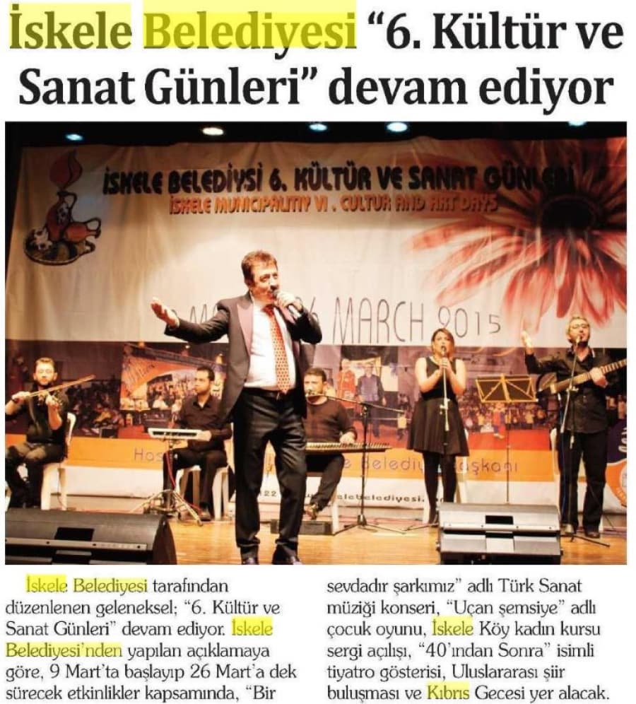Star Kıbrıs Gazetesi- 13 Mart 2015
