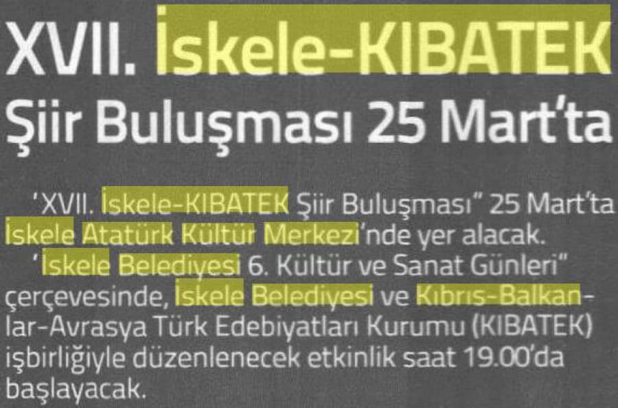 Volkan Gazetesi-21 Mart 2015