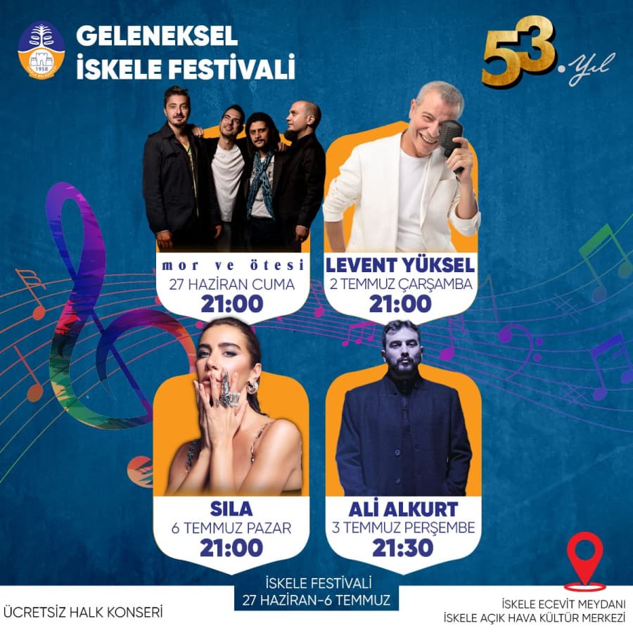 Müzik dans eğlence hepsi bu festivalde