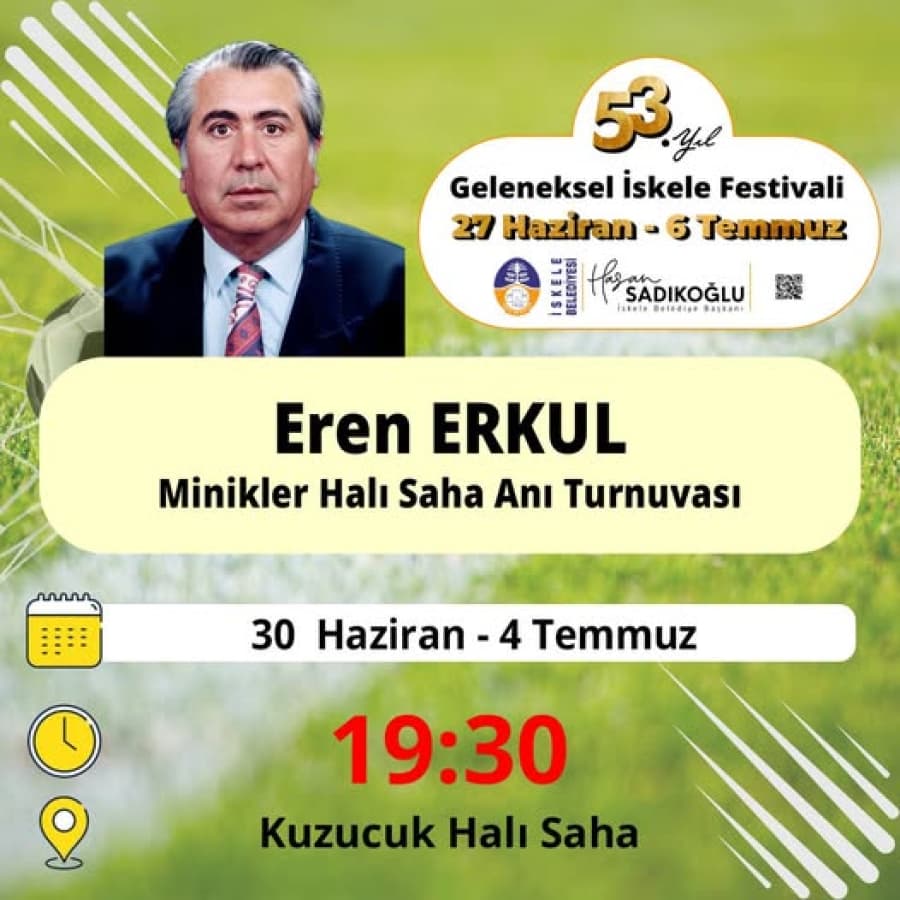 Bu yıl goller merhum meclis üyemiz EREN ERKUL anısına atılacak