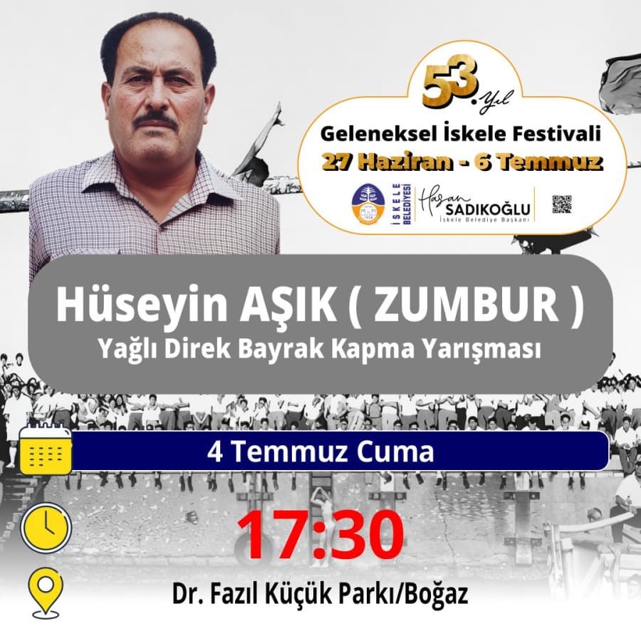 Yağlı Direkten Bayrak Kapma Yarışması bu yıl da nefes kesecek.