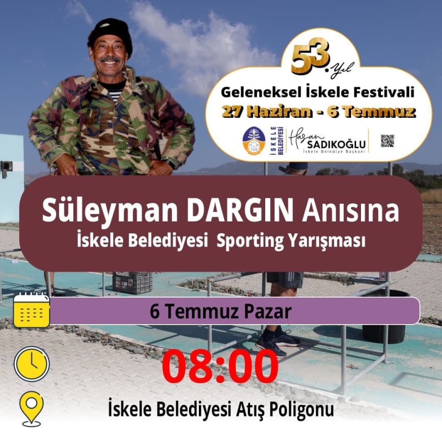 Atıcılık tutkunları Merhum Meclis Üyemiz SÜLEYMAN DARGIN için bir araya geliyor