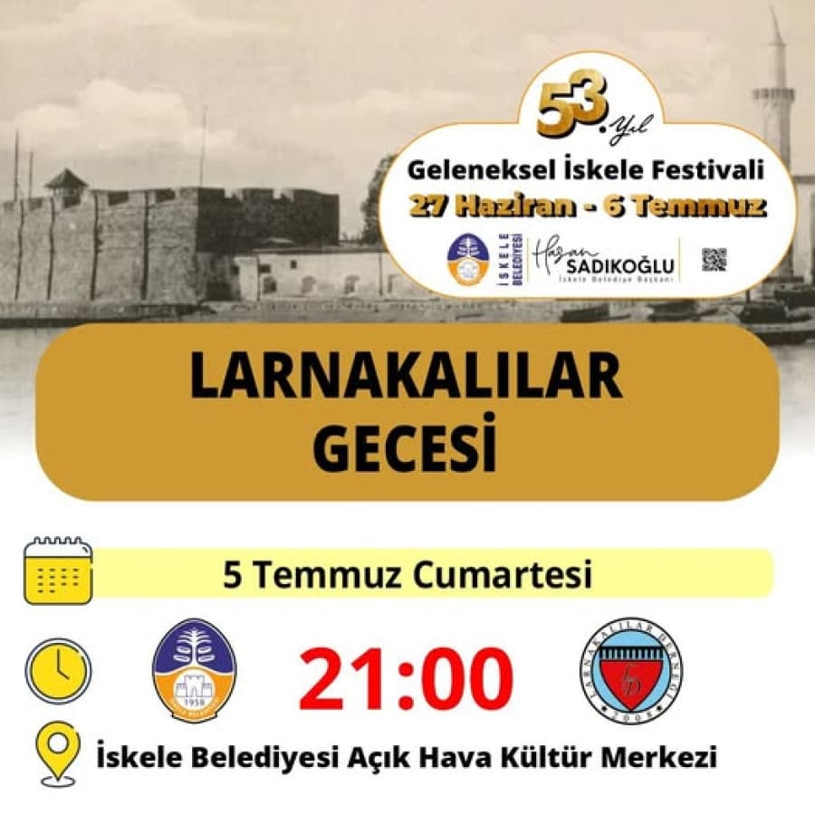 LARNAKALILAR GECESİ'nde buluşuyor