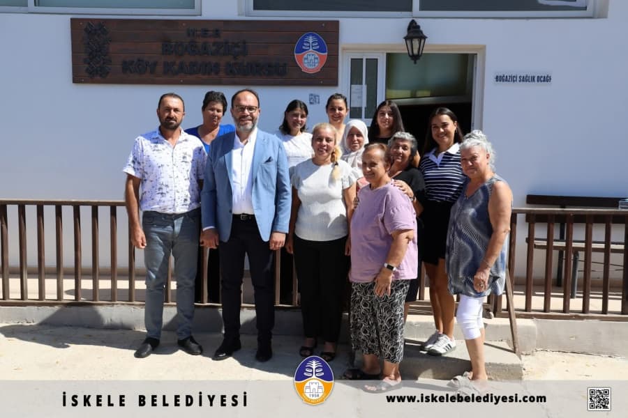 KÖY KADIN KURSLARINDA YENİ DÖNEM BAŞLADI BAŞKAN SADIKOĞLU, BOĞAZİÇİ KÖY KADIN KURSUNU ZİYARET ETTİ