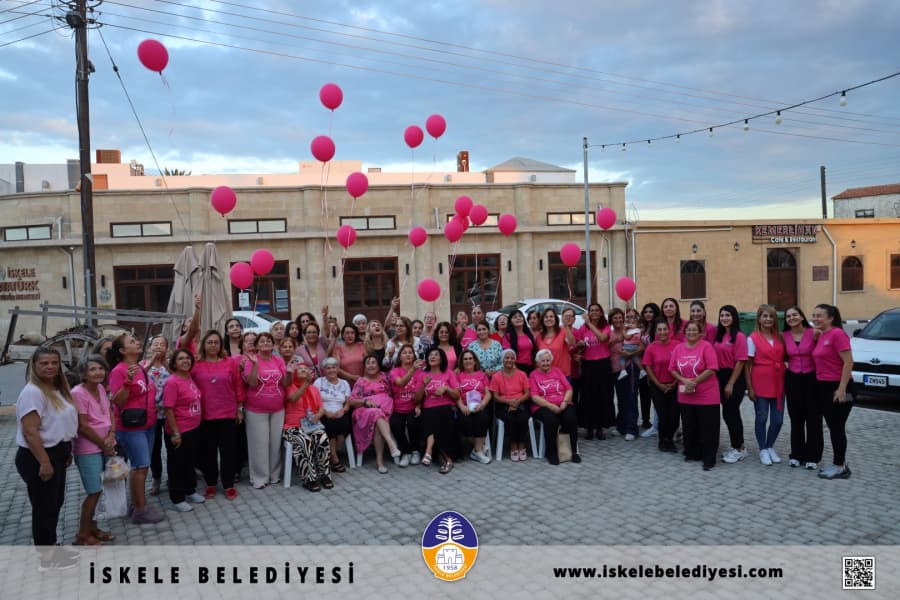 İSKELE BELEDİYESİ’NDEN KANSER FARKINDALIĞINA DESTEK