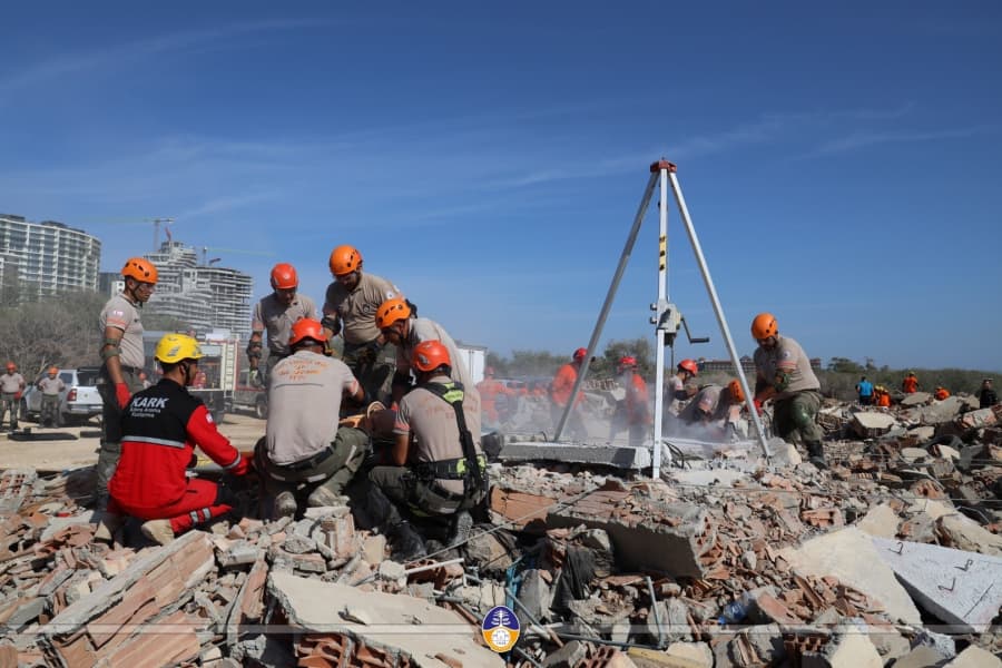 AFET YÖNETİMİ MÜDAHALE TATBİKATI İSKELE'DE İCRA EDİLDİ