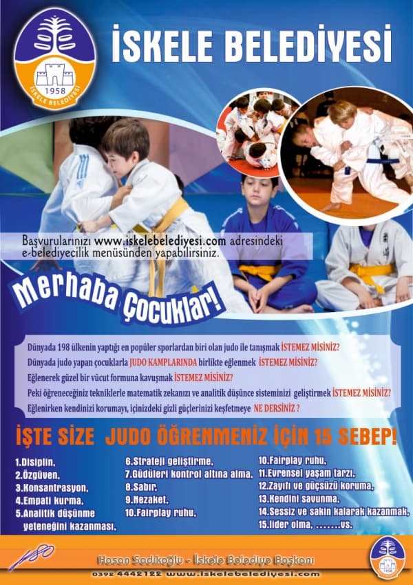 Judo Kursları Başlamıştır! Hemen Başvurunuzu Yaptırın.