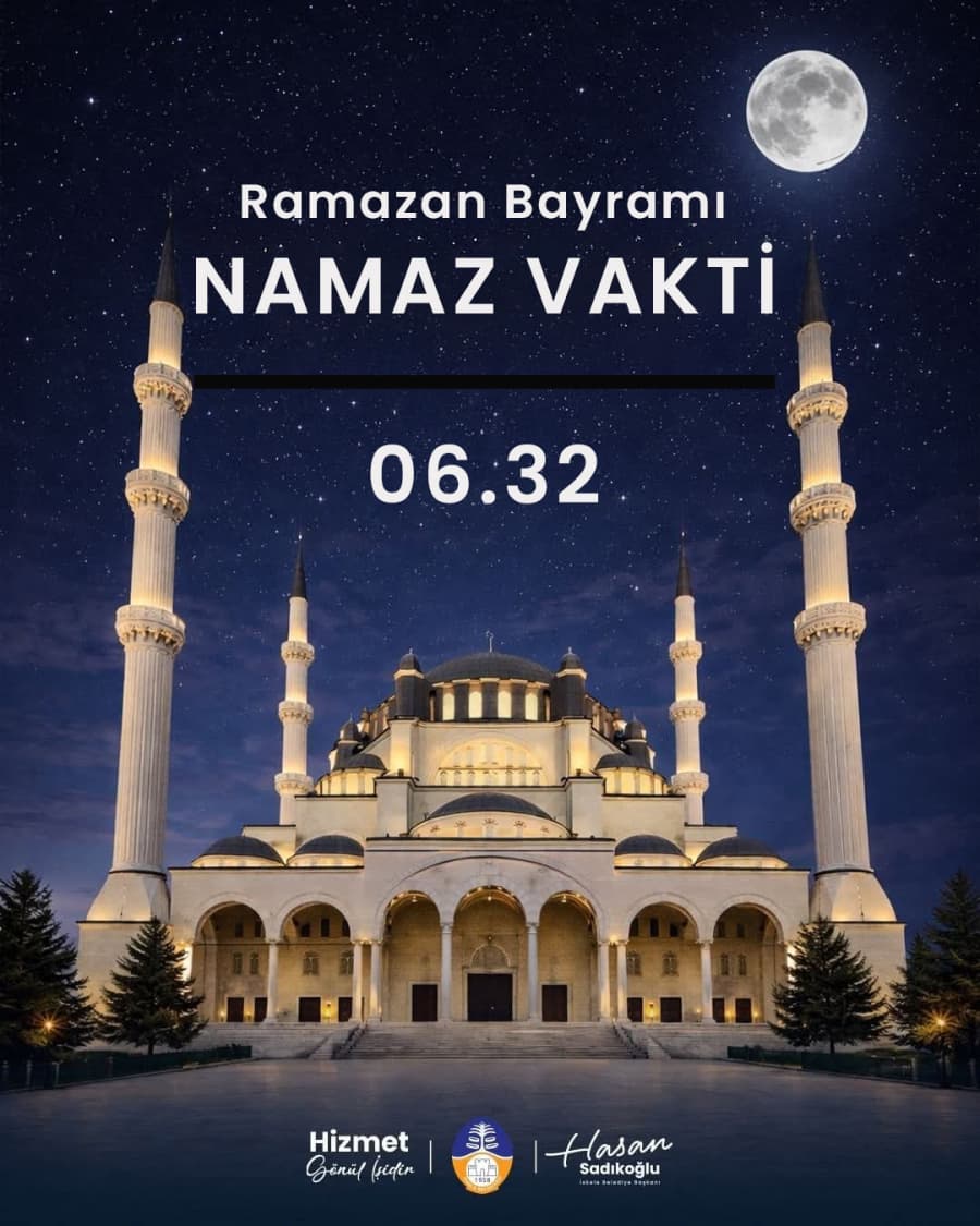 Kuzey Kıbrıs Türk Cumhuriyeti için Bayram Namazı Saati