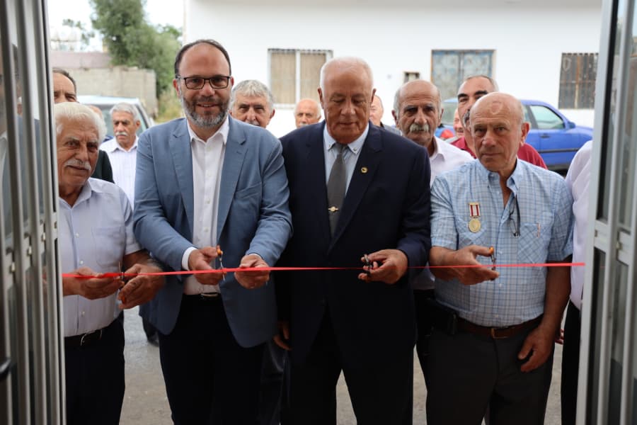 GAZİLER DERNEĞİ İSKELE ŞUBE BİNASI TÖRENLE AÇILDI