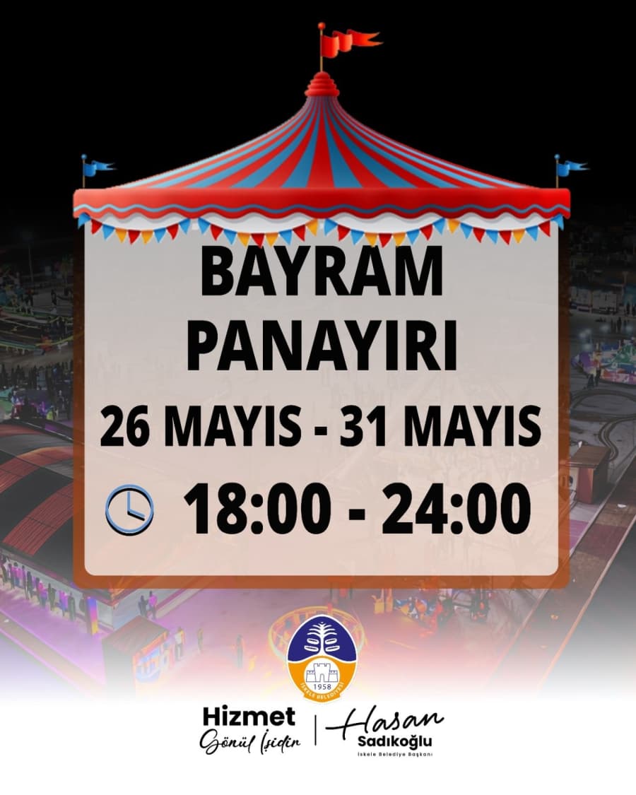 Bayram Coşkusu İskele’de Başlıyor!