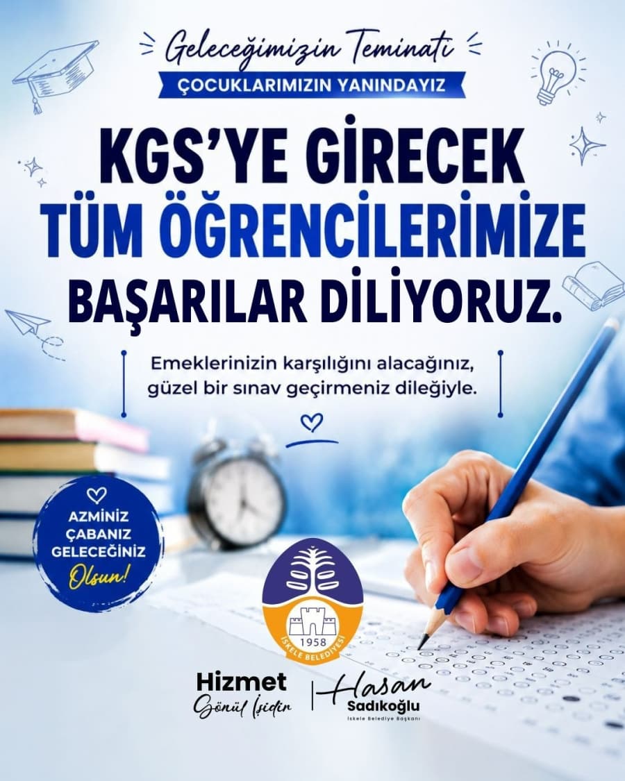KGS’ye Girecek Tüm Öğrencilerimize Başarılar Diliyoruz