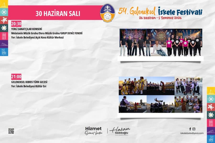 54. Geleneksel İskele Festivali'nde bugün