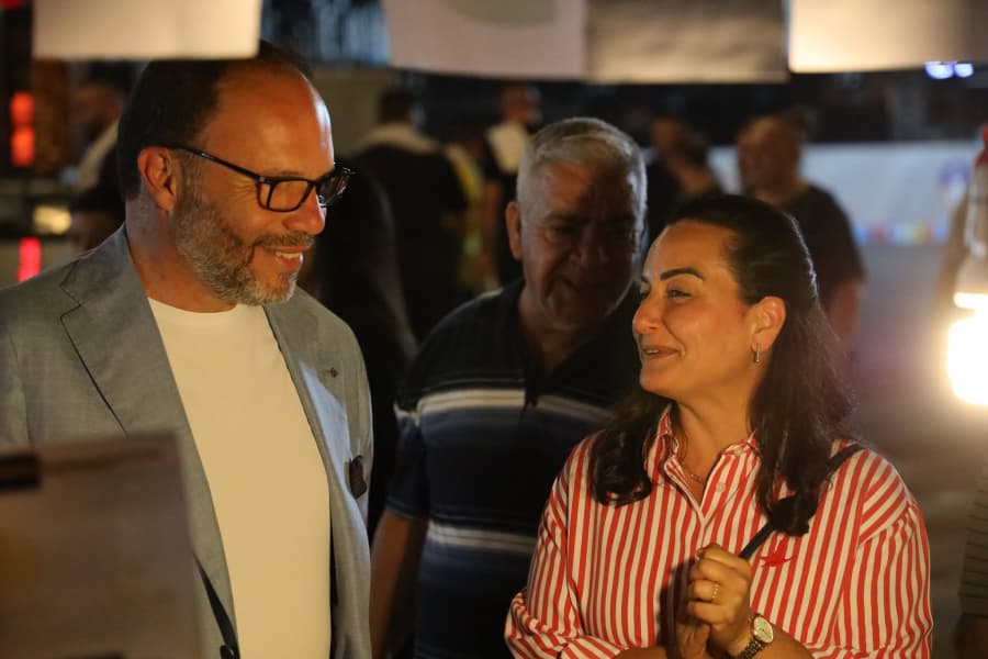 SADIKOĞLU ÇİFTİ, FESTİVAL ALANINI GEZDİ