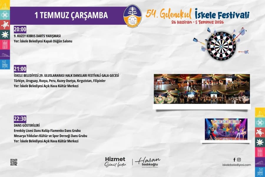 54. Geleneksel İskele Festivali tüm coşkusuyla devam ediyor!
