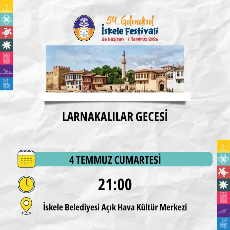Hoş sohbetin, anıların ve geleneksel tatların buluştuğu Larnakalılar Gecesi'nde buluşalım.