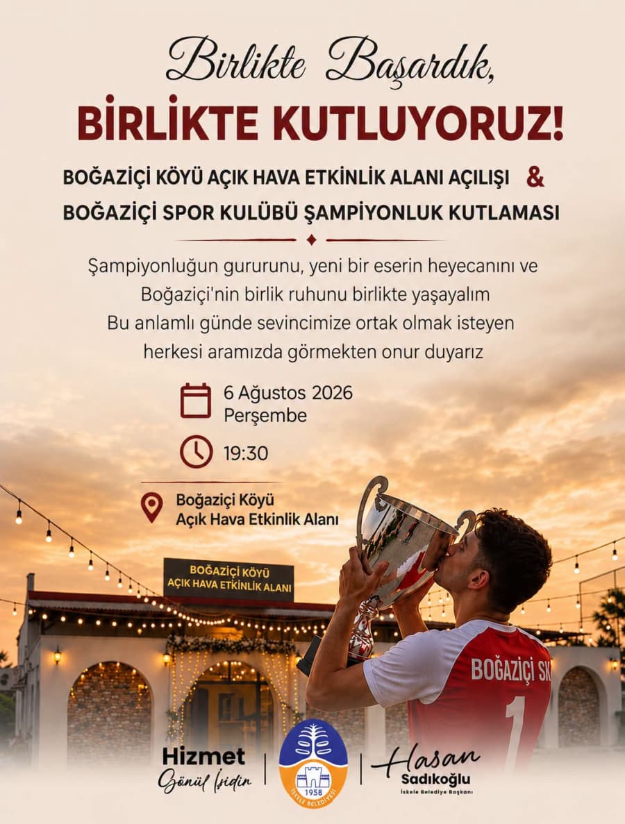 BİRLİKTE BAŞARDIK, ŞİMDİ BİRLİKTE KUTLAMA ZAMANI
