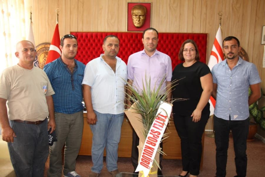 TATLI SPOR KULÜBÜ YÖNETİCİLERİ SADIKOĞLU'NU ZİYARET ETTİ