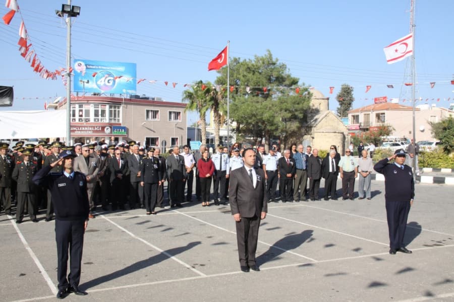 ATATÜRK İSKELE'DE ANILDI